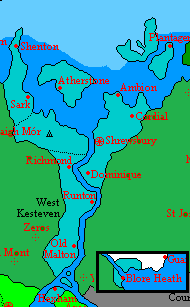 Location of Bosworth