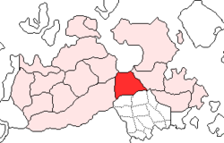 Location of East Moorshire