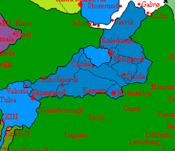 Location of Cerulea or USSRC