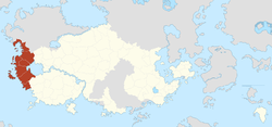 Location of State of Dalmacija on the map