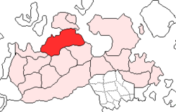 Location of North Moorshire