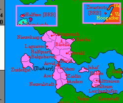 Location of Barbary