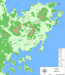 Detailed map of Sylfystan