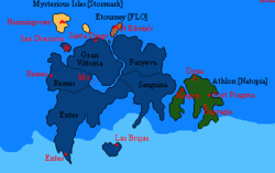 Location of Dragonera