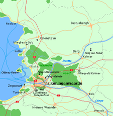 Location of 's Koningenwaarde